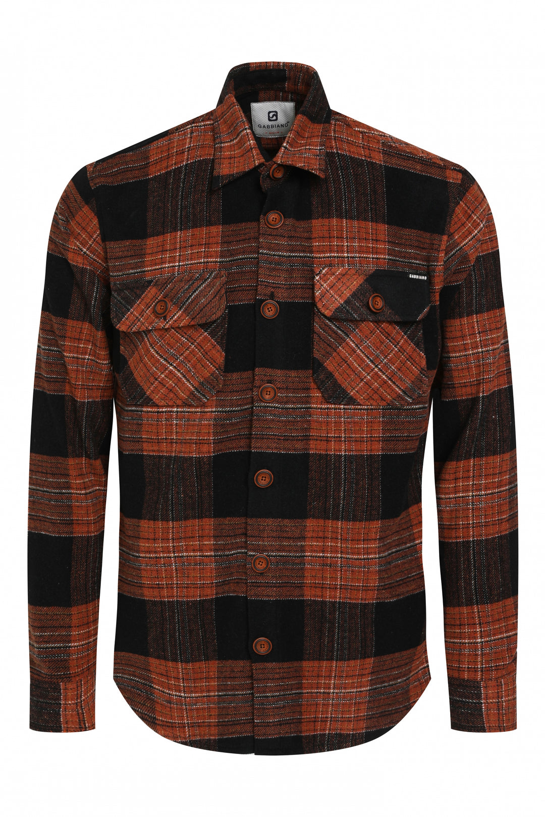 Gabbiano - Heren Overshirt - 333745 - 450 Rust