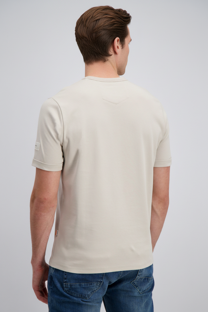 Gabbiano - Heren Shirt - Dan - 156215 - 5002 Ivory Bone