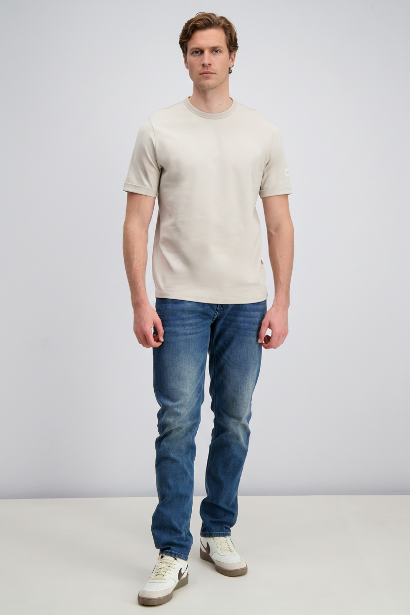 Gabbiano - Heren Shirt - Dan - 156215 - 5002 Ivory Bone