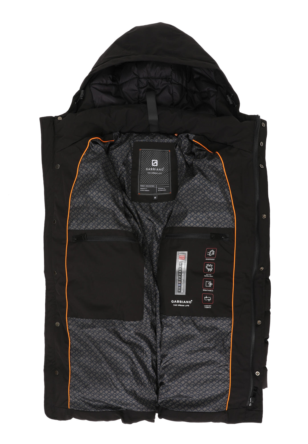 Gabbiano - Heren Jas- 535751 - 201 Black