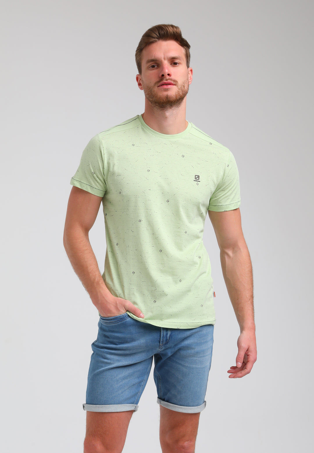 Gabbiano - Heren Shirt - 153712 - 546 Lime Green