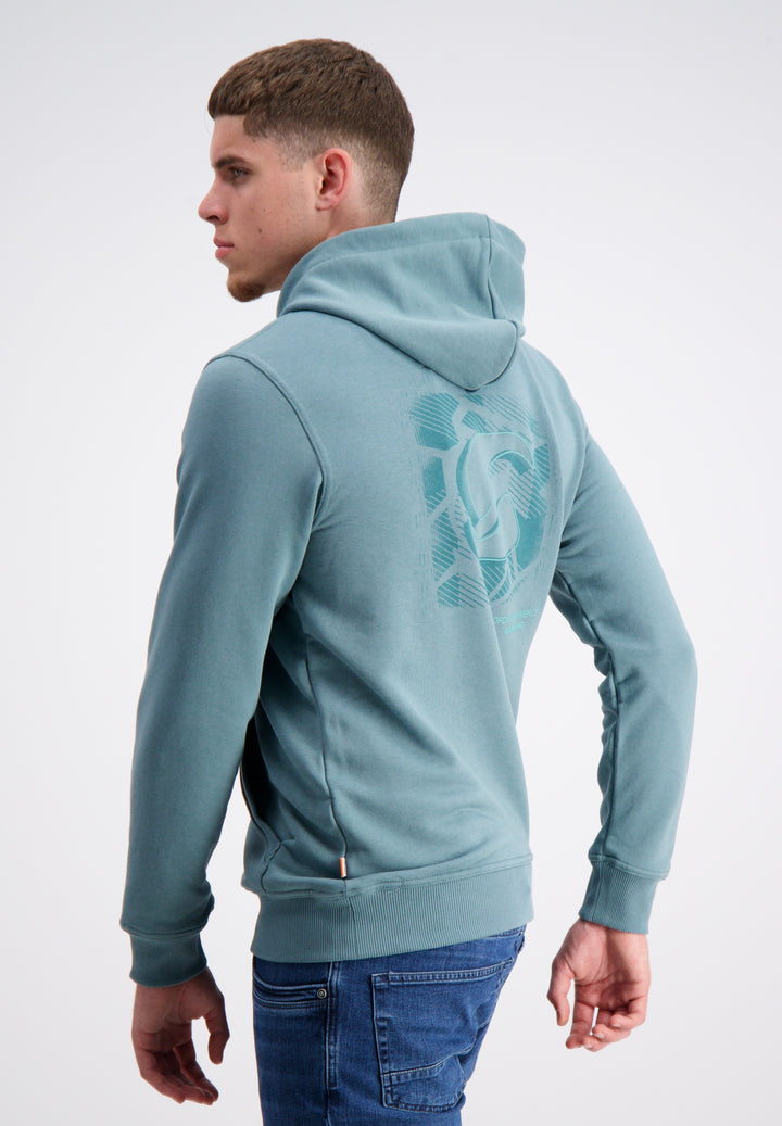 Gabbiano - Heren Hoodie - 15092 - 5703 Teal Blue