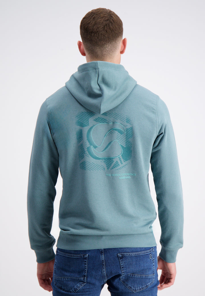 Gabbiano - Heren Hoodie - 15092 - 5703 Teal Blue