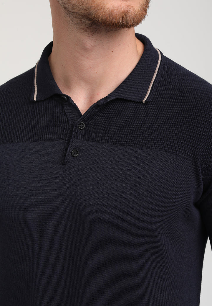 Gabbiano - Heren Polo - 614770 - 301 Navy