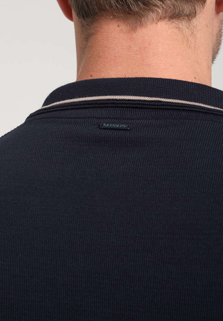 Gabbiano - Heren Polo - 614770 - 301 Navy