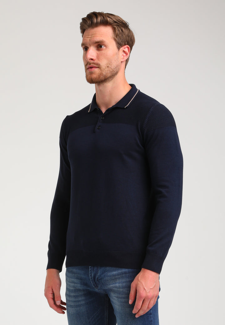 Gabbiano - Heren Polo - 614770 - 301 Navy