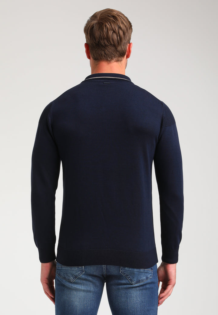 Gabbiano - Heren Polo - 614770 - 301 Navy