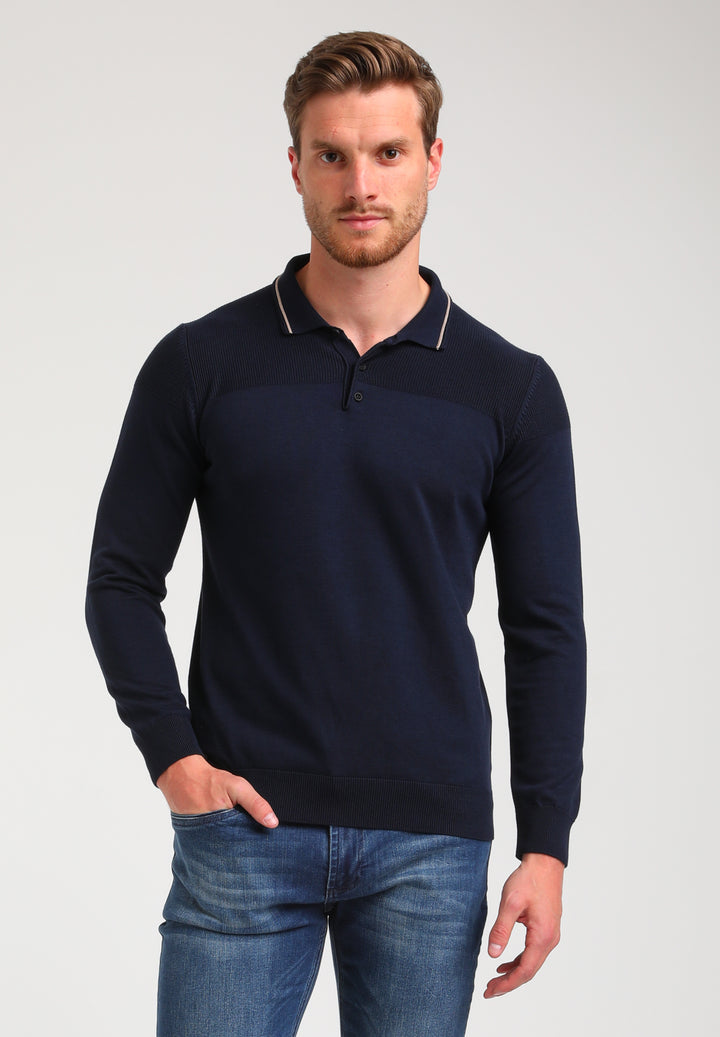 Gabbiano - Heren Polo - 614770 - 301 Navy