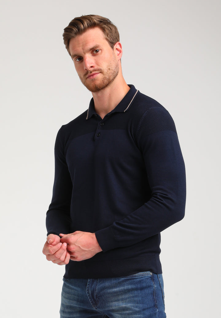 Gabbiano - Heren Polo - 614770 - 301 Navy