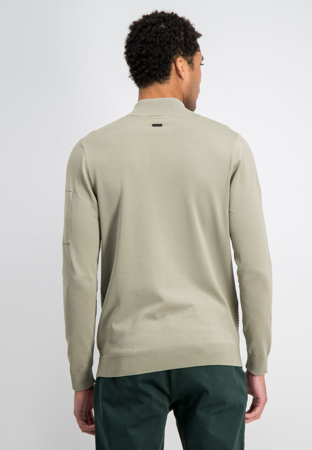 Gabbiano - Heren Trui - Hoyt - 6167278 - 672 Sage Green