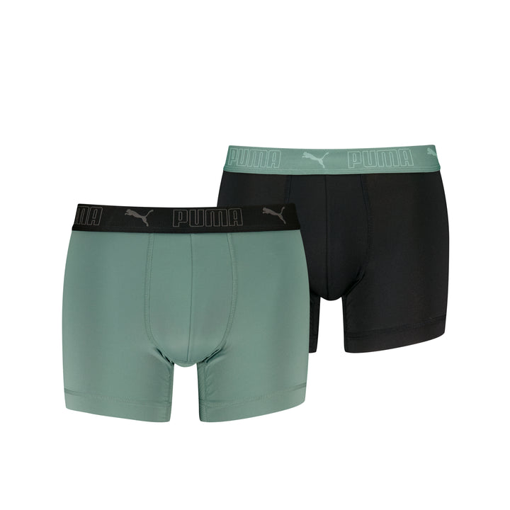 Puma - Sport Boxer 2-pack - 701210961 - 012 Dark Sage / Black