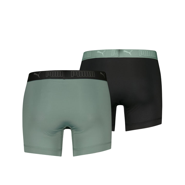 Puma - Sport Boxer 2-pack - 701210961 - 012 Dark Sage / Black