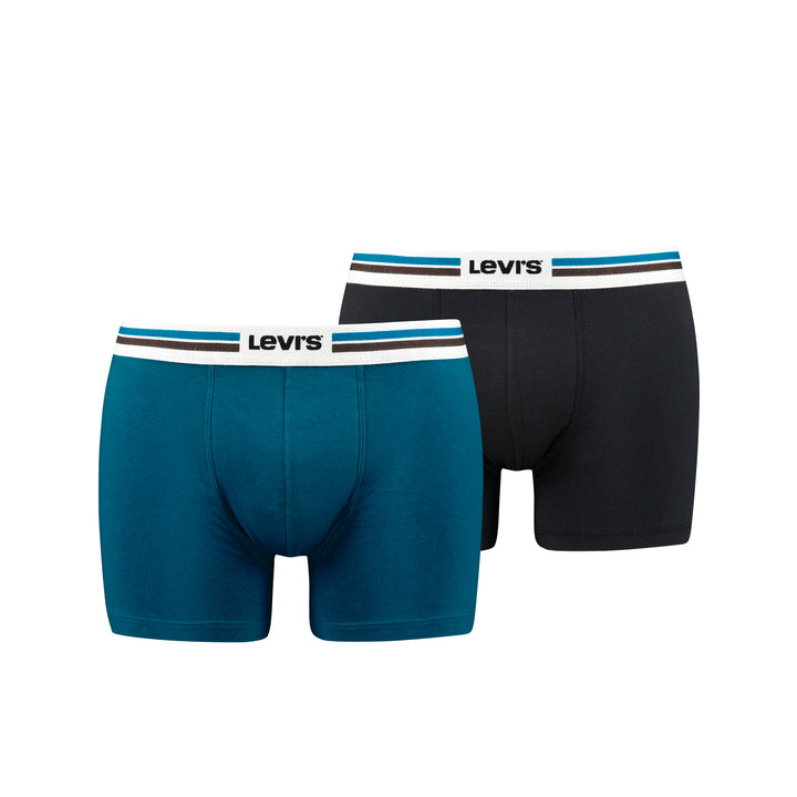 Levi's - Placed Sportswear Logo Boxer 2-pack - 701222843 - 010 Ocean Dephts