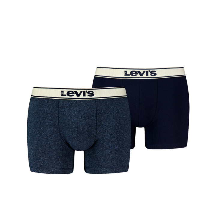 Levi's - Vintage Heather Boxer 2-pack - 701227424 - 002 Navy