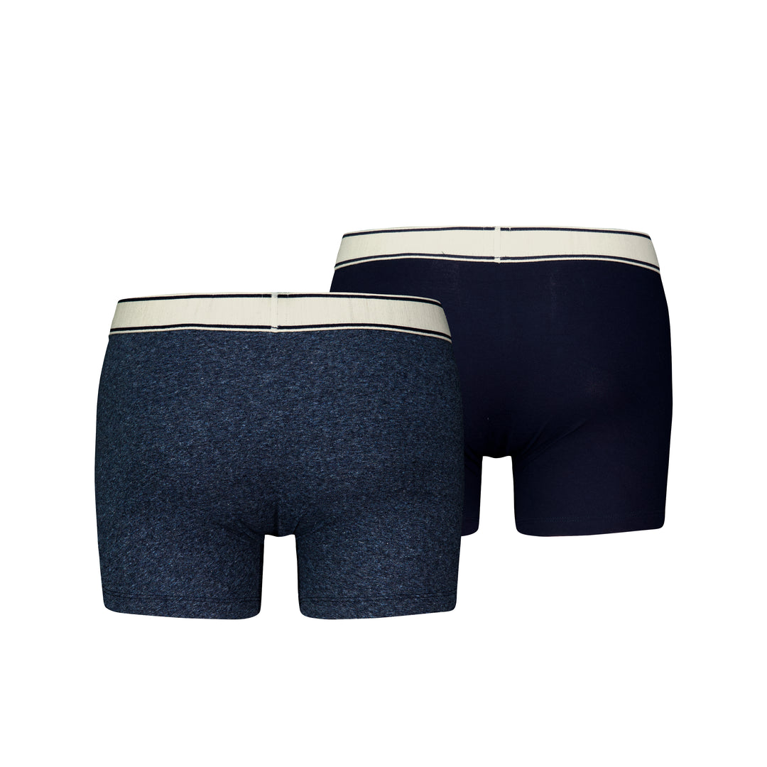 Levi's - Vintage Heather Boxer 2-pack - 701227424 - 002 Navy