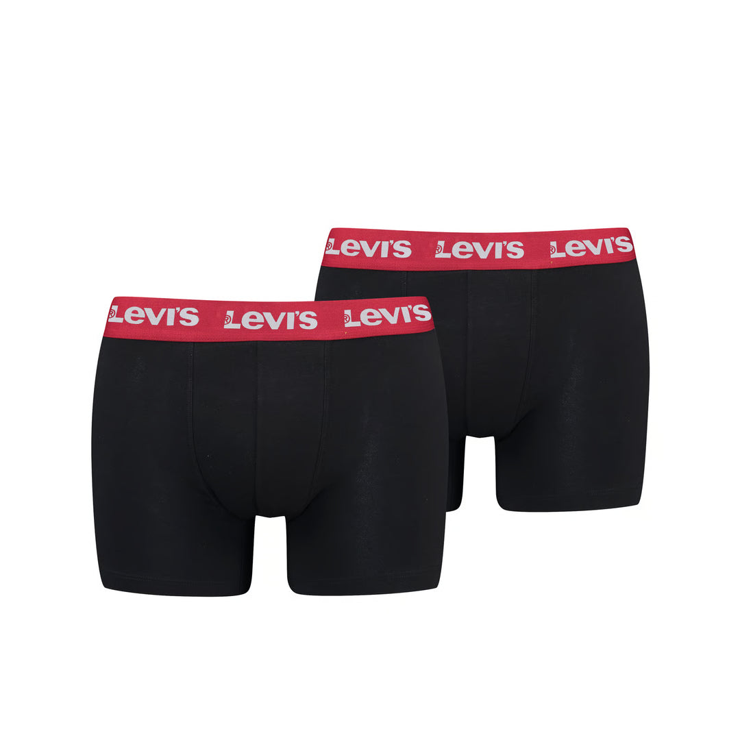 Levi's - Basic Boxer 2-pack - 701236091 - 006 Black Red