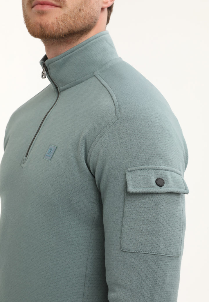 Gabbiano - Heren Sweater - 775776 - 5703 Teal Blue