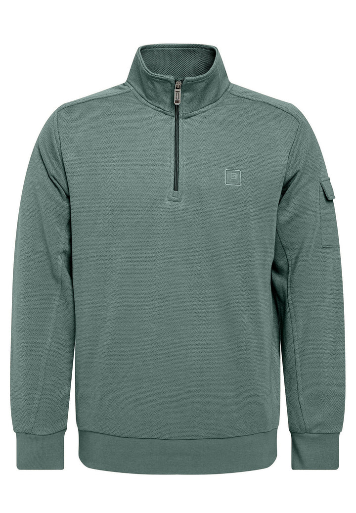 Gabbiano - Heren Sweater - 775776 - 5703 Teal Blue
