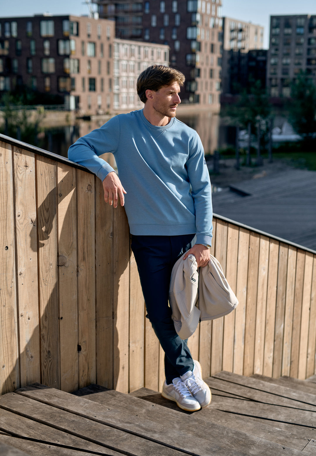 Gabbiano - Heren Sweater - Nova - 776730 - 671 Mystic Blue