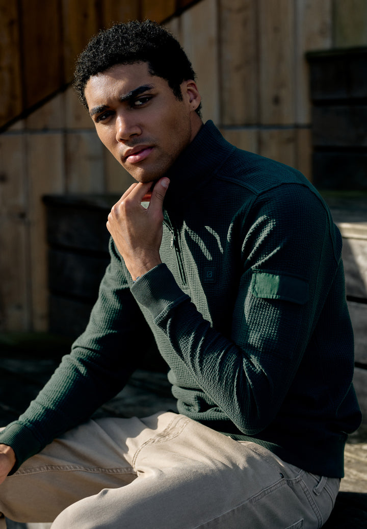 Gabbiano - Heren Sweater - Grant - 7767534 - 675 Highland Green