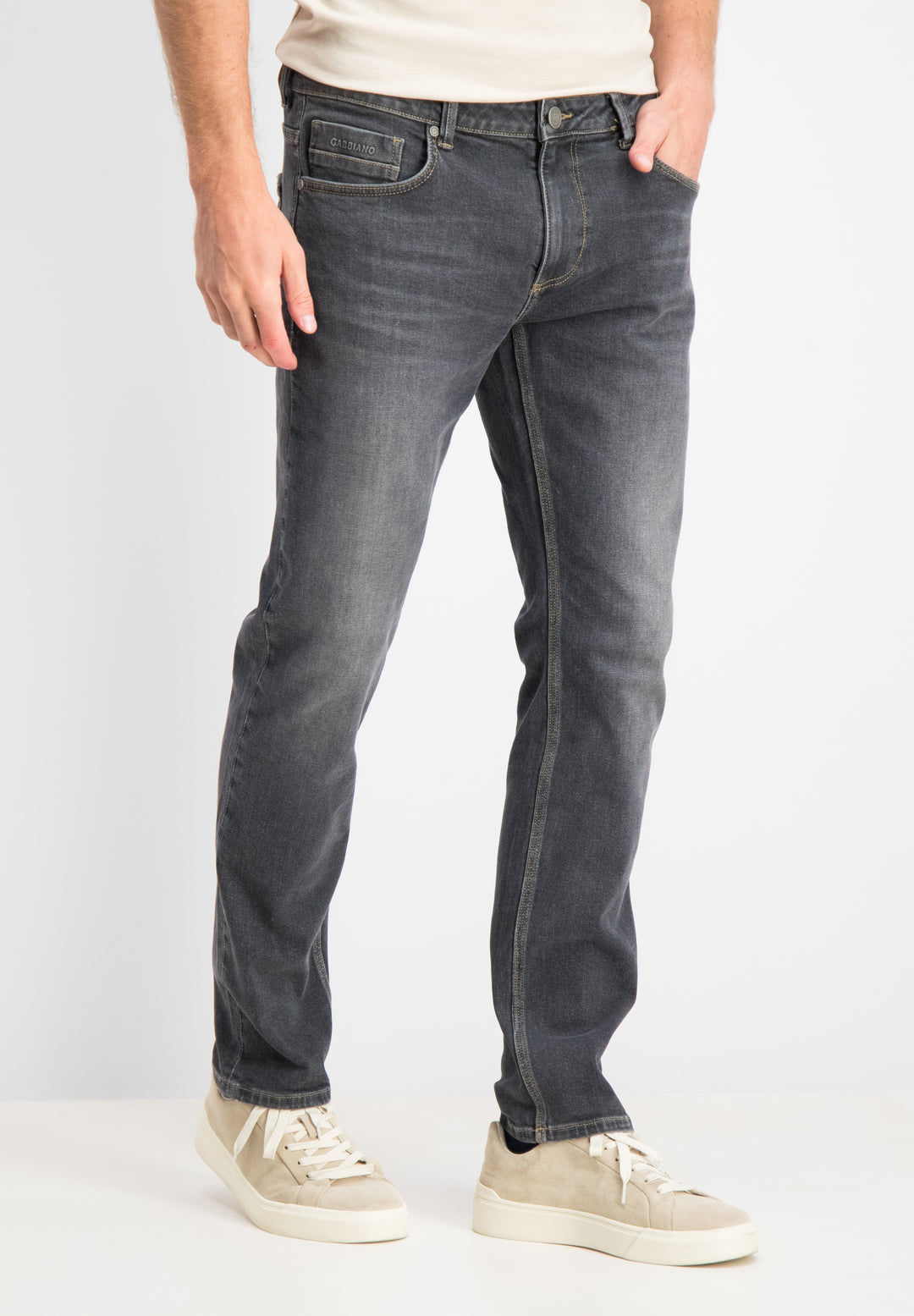 Gabbiano - Arctic - Heren Relaxed Jeans - Antra Stone Wash