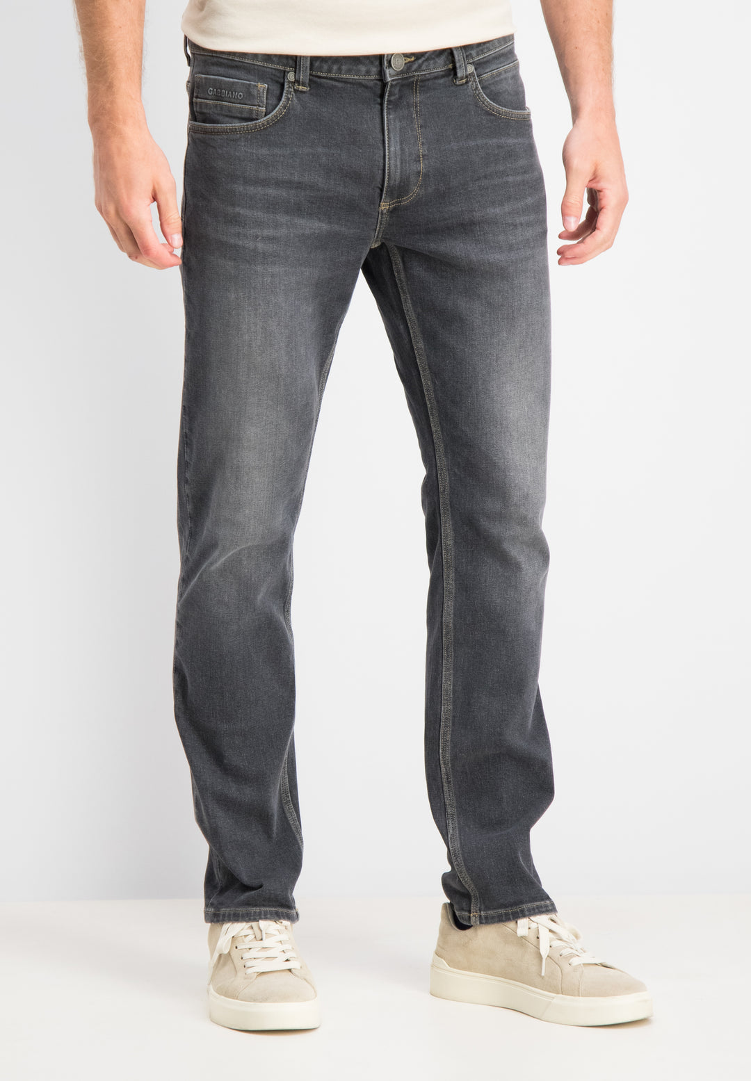 Gabbiano - Arctic - Heren Relaxed Jeans - Antra Stone Wash