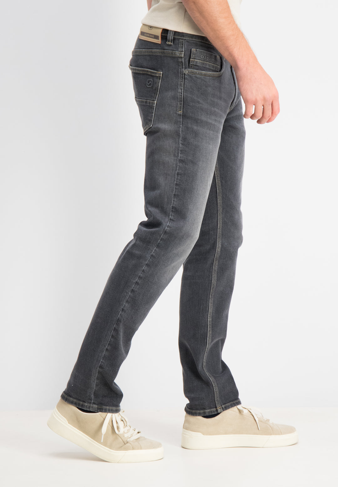 Gabbiano - Arctic - Heren Relaxed Jeans - Antra Stone Wash