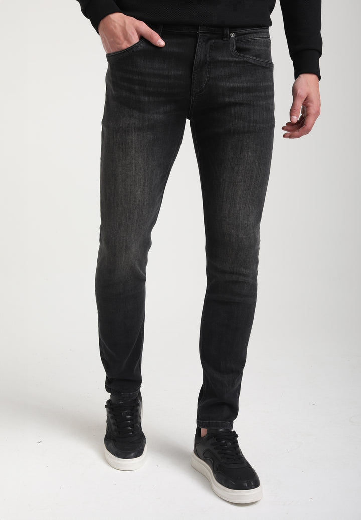Gabbiano - Atlantic - Heren Regular Jeans - Black Used