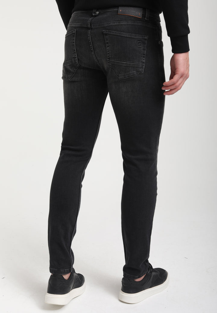 Gabbiano - Atlantic - Heren Regular Jeans - Black Used
