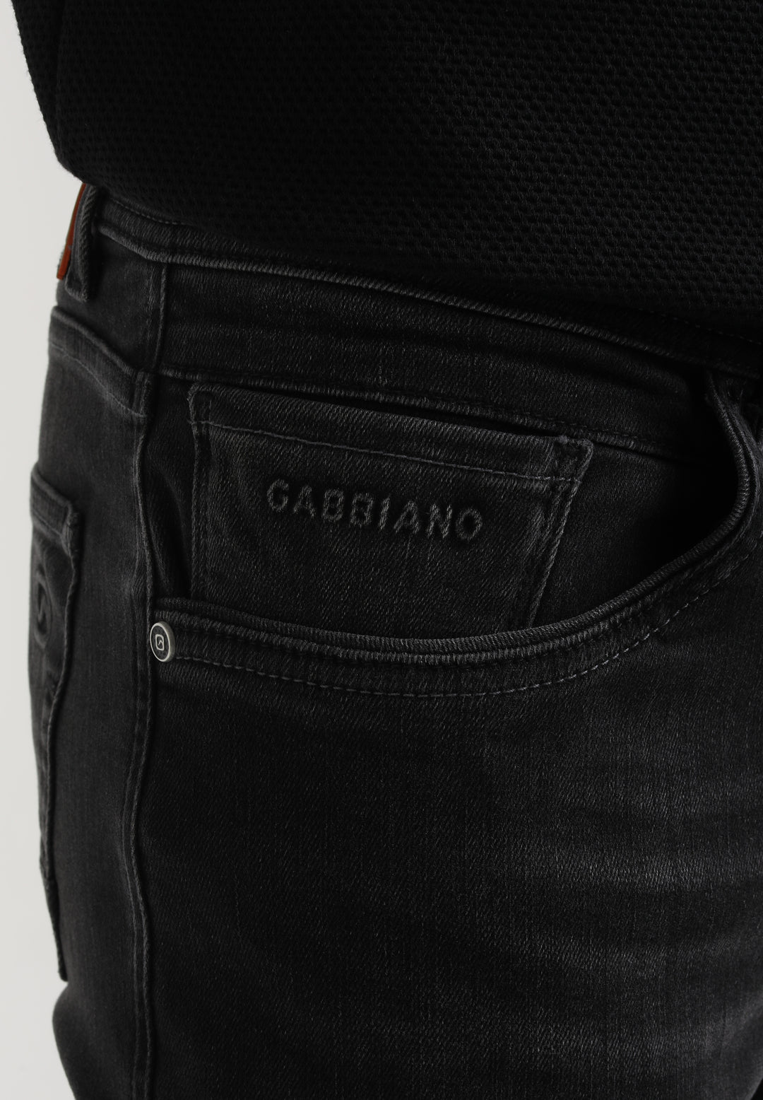 Gabbiano - Atlantic - Heren Regular Jeans - Black Used
