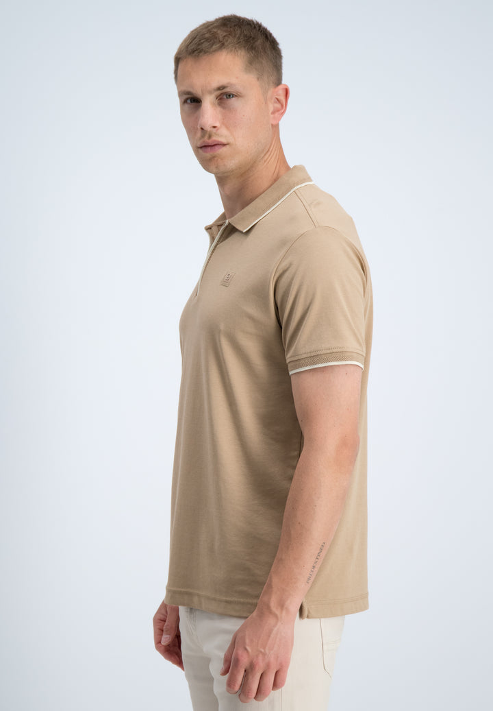 Gabbiano - Heren Polo - 2366219 - Lance - 994 Almond
