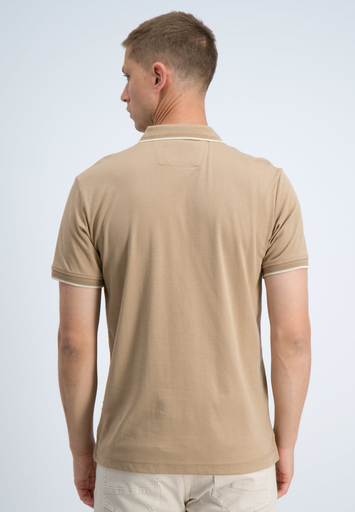 Gabbiano - Heren Polo - 2366219 - Lance - 994 Almond