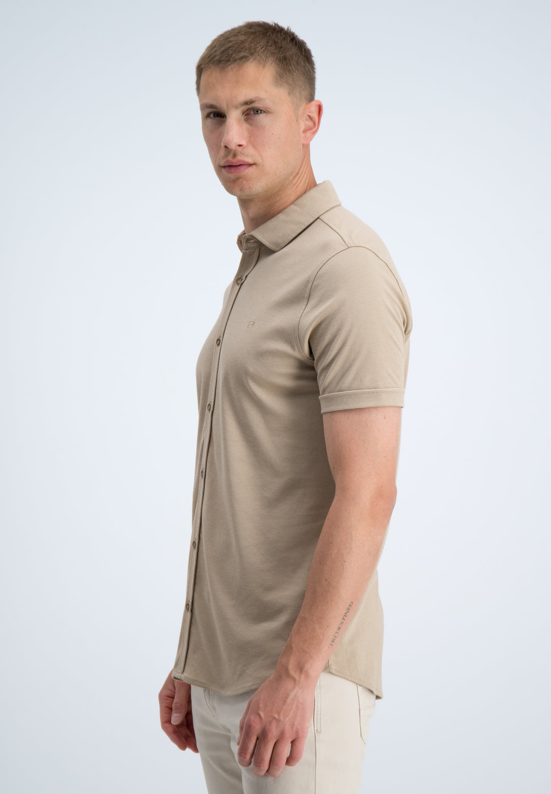 Gabbiano - Heren Overhemd - 336632 - Fyre - 994 Almond