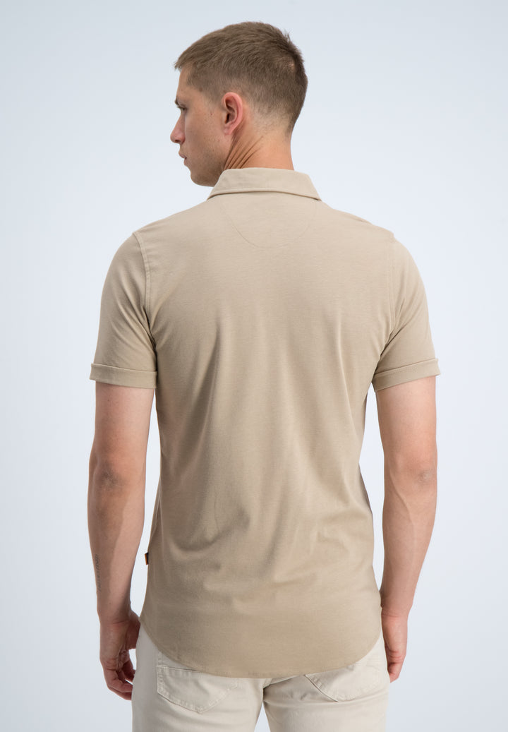 Gabbiano - Heren Overhemd - 336632 - Fyre - 994 Almond