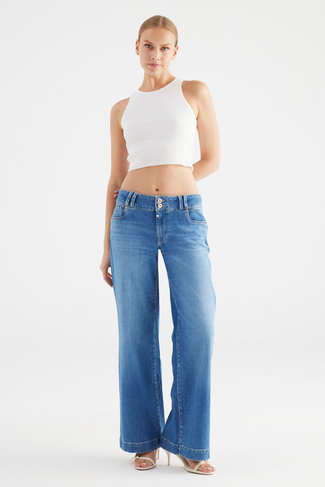 Levi's Dames Tapered jeans Blauw Levi's Dames Tapered jeans Blauw