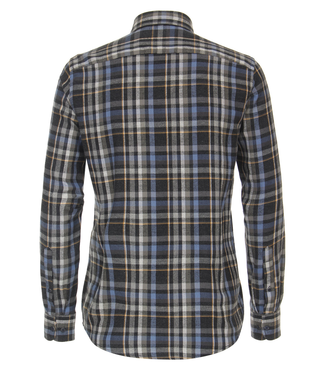 Casa Moda - Heren Overhemd - 434165500 - 750 Anthracite