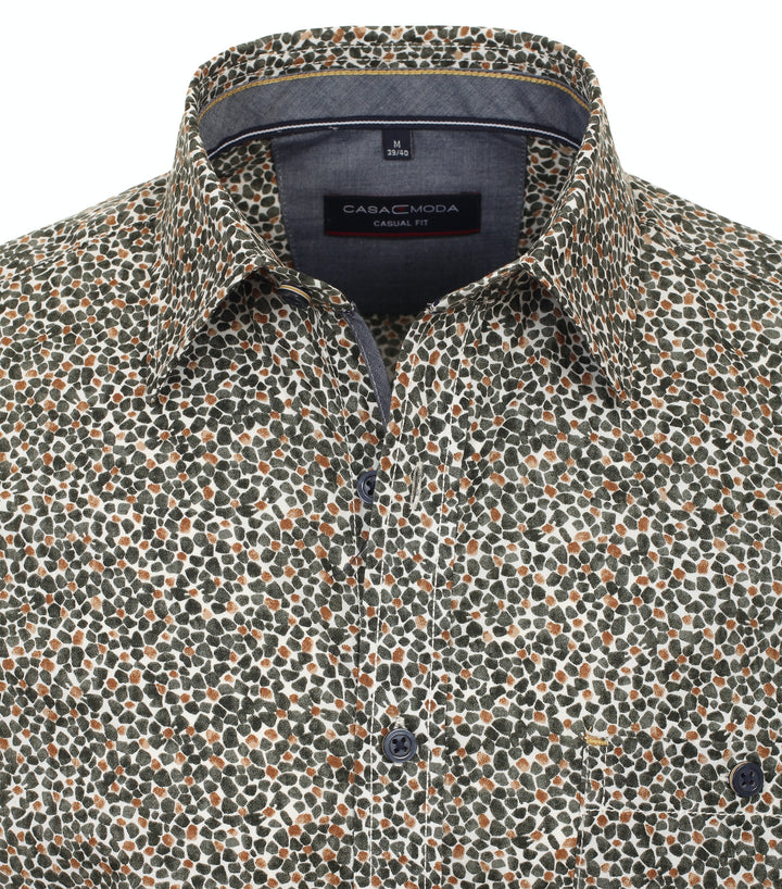 Casa Moda - Heren Overhemd - 444201500 - 300 Green Milieu