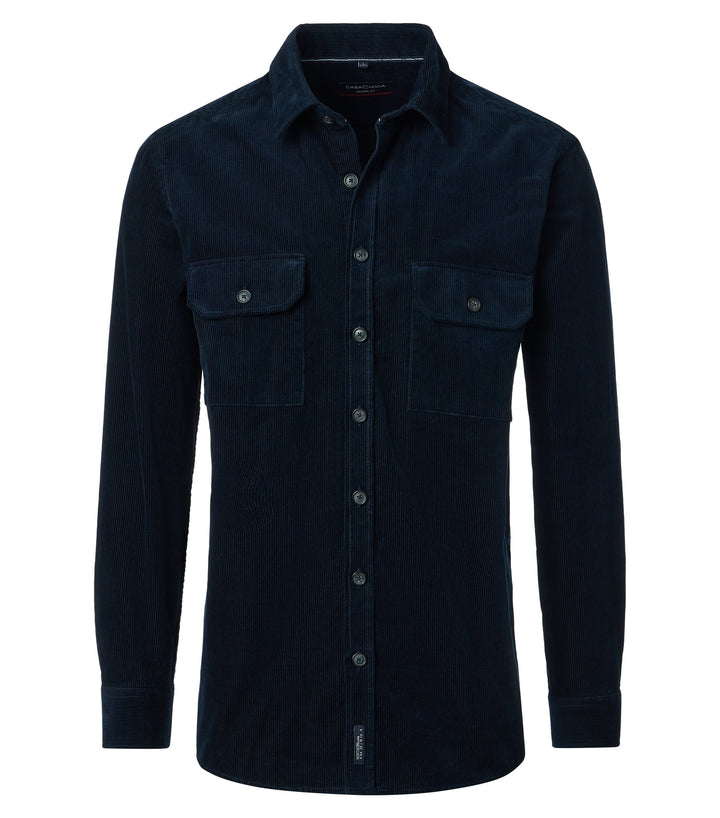 Casa Moda - Heren Overshirt - 454482600 - 100 Blue