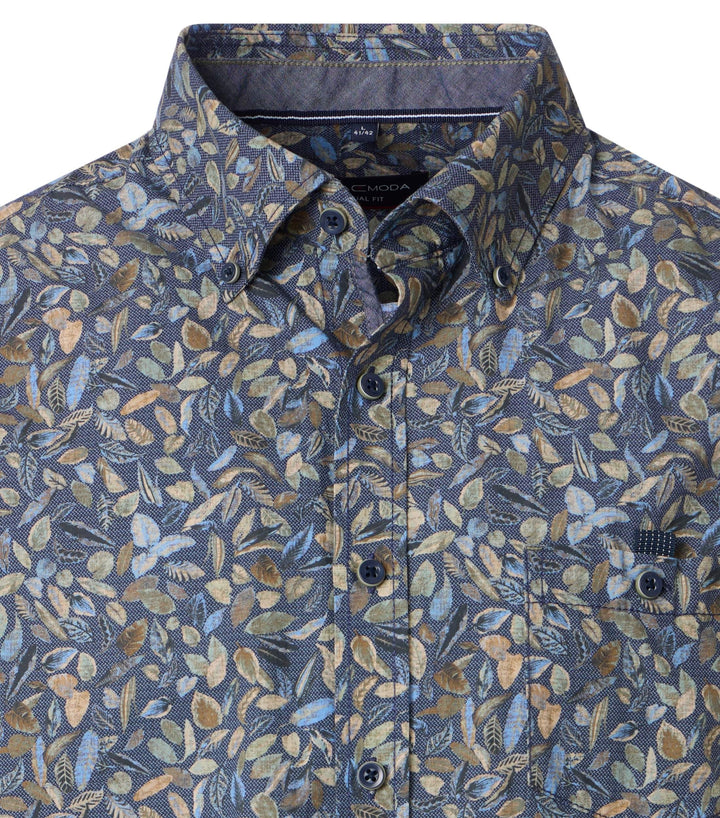 Casa Moda - Heren Overhemd - 454482700 - 100 Blue