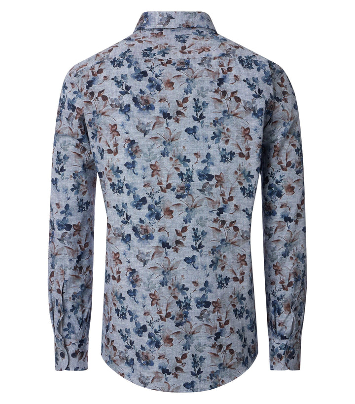 Casa Moda - Heren Overhemd - 454483100 - 100 Blue