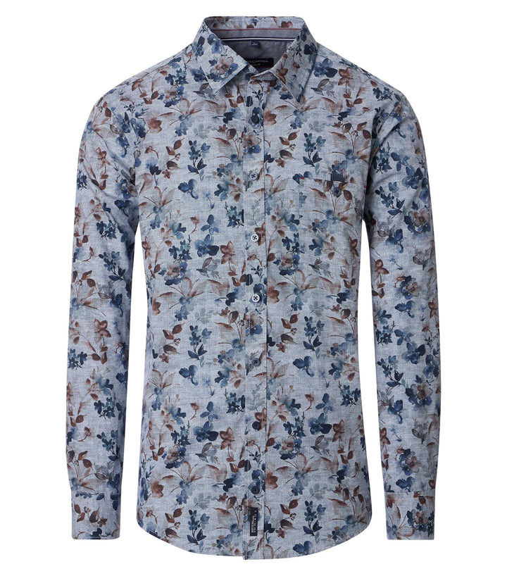 Casa Moda - Heren Overhemd - 454483100 - 100 Blue