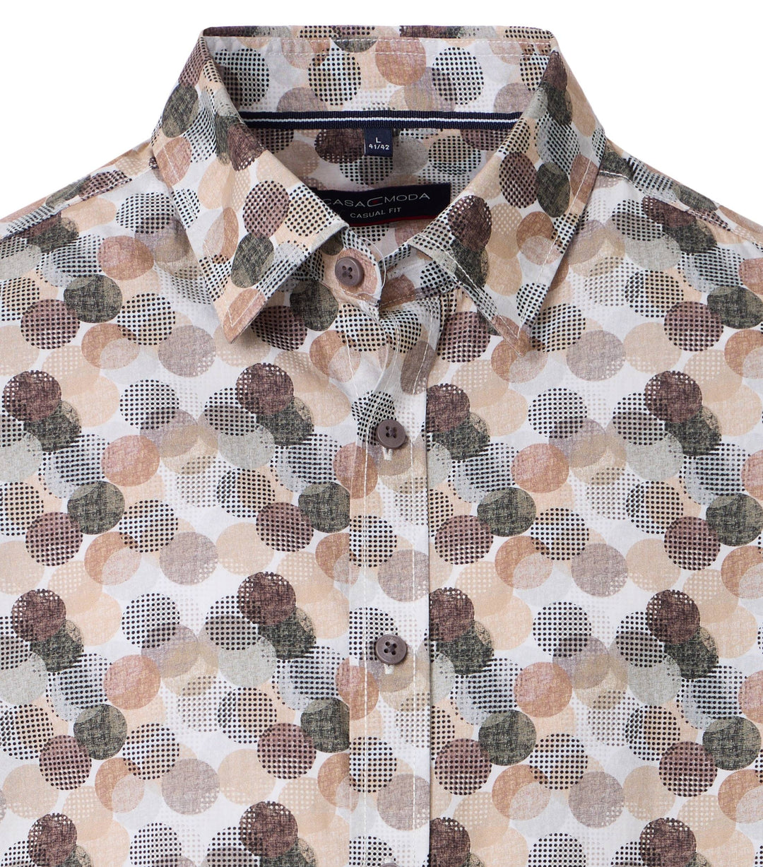 Casa Moda - Heren Overhemd - 454487100 - 200 Brown