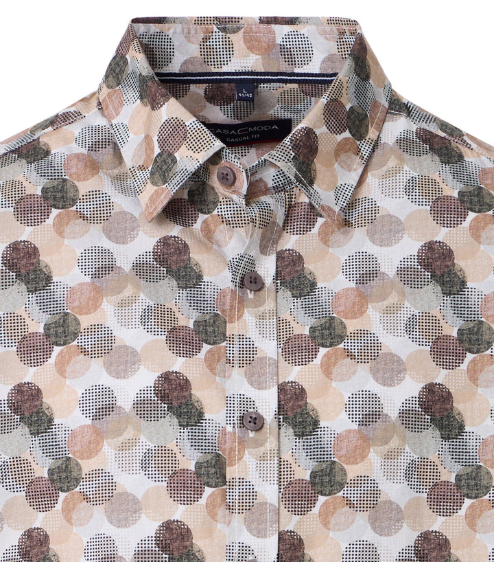 Casa Moda - Heren Overhemd - 454487100 - 200 Brown