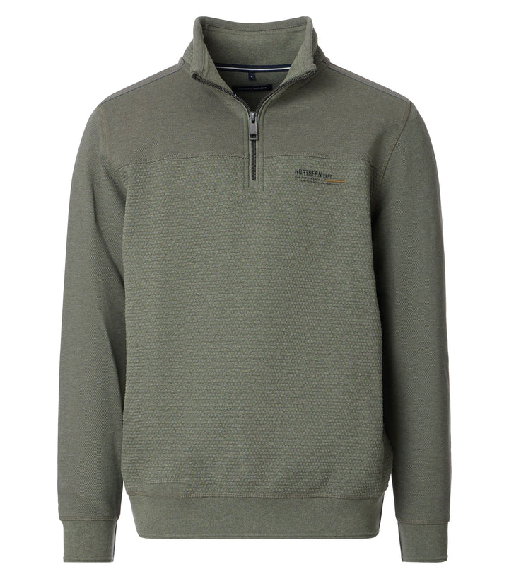 Casa Moda - Heren Sweater - 454476500 - 325 Green
