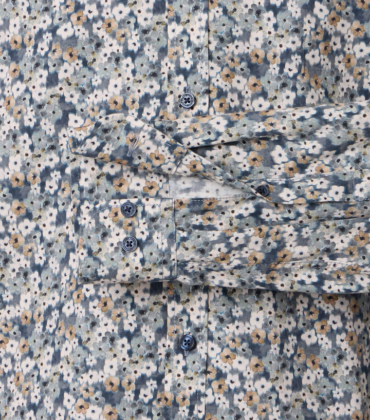 Casa Moda - Heren Overhemd - 454484500 - 700 Chiseled Stone
