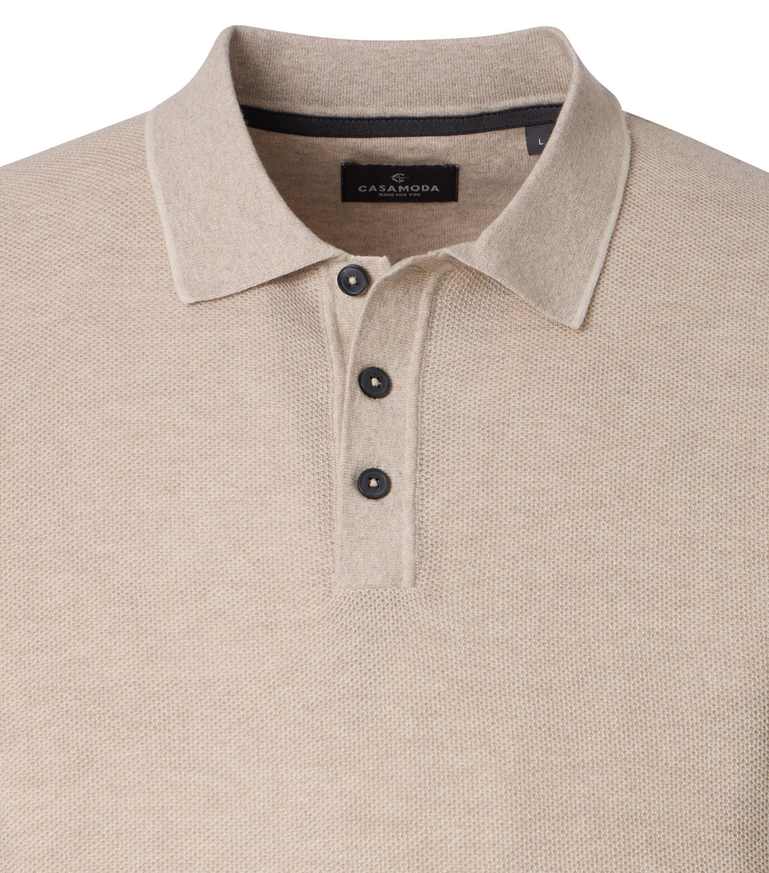 Casa Moda - Heren Polo - 126320001 - 668 Plaza Taupe