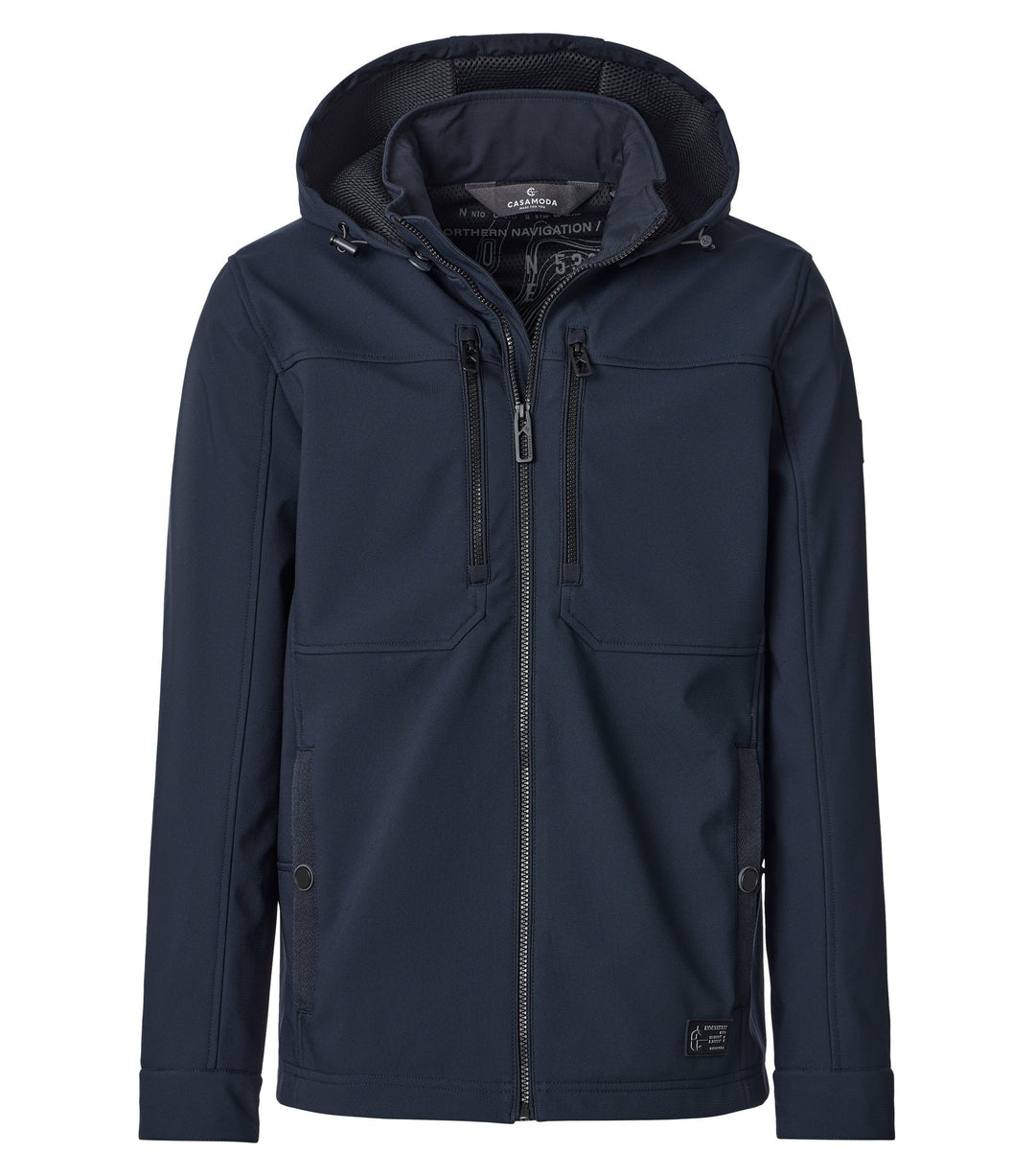 Casa Moda - Heren Softshell Jas - 126410230 - 108 Dark Navy