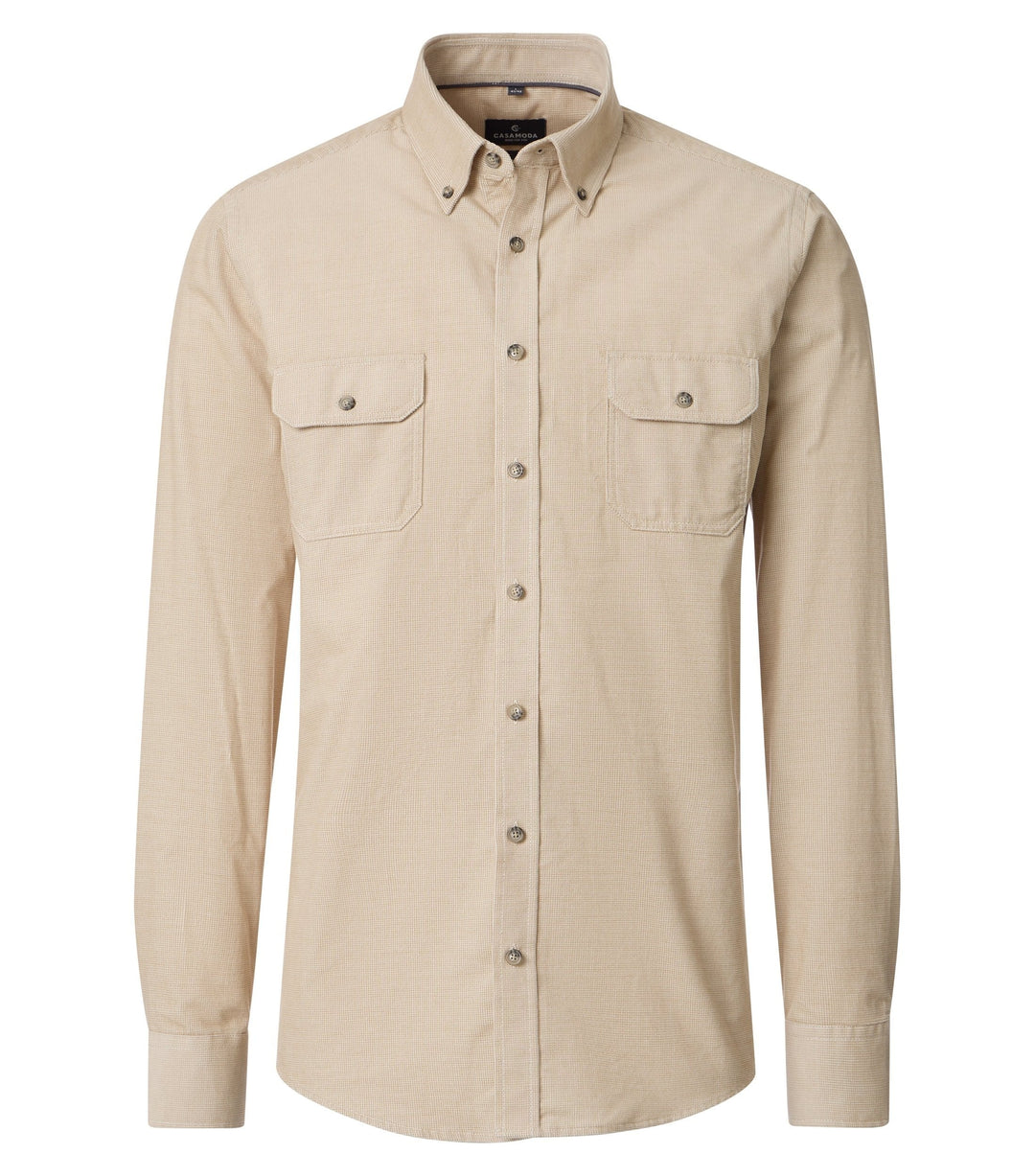 Casa Moda - Heren Overhemd - 126132040 - 601 Beige