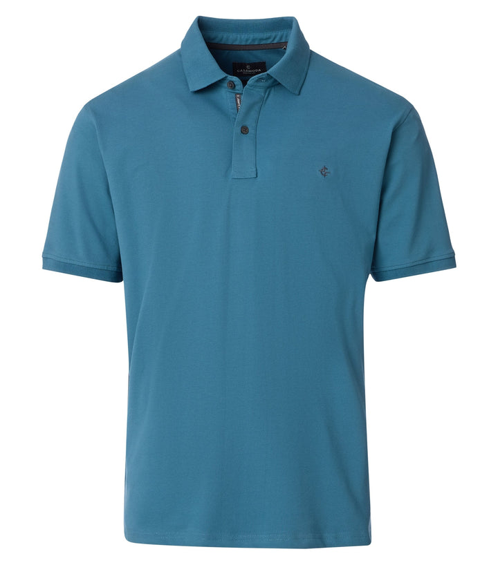 Casa Moda - Heren Polo - 004470 - 185 Aegean Blue