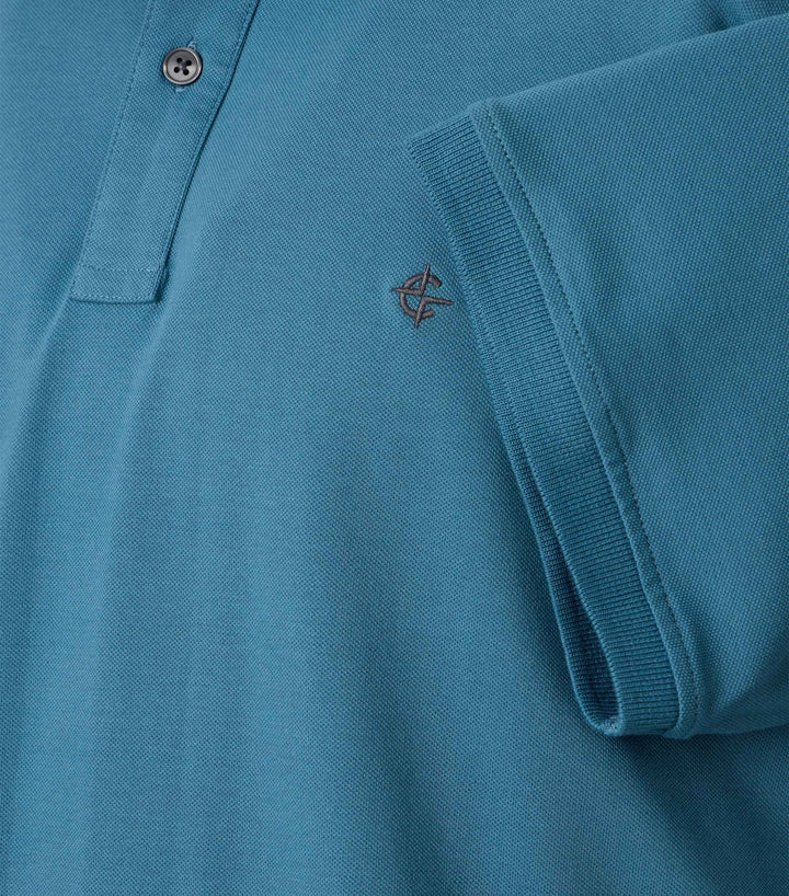 Casa Moda - Heren Polo - 004470 - 185 Aegean Blue